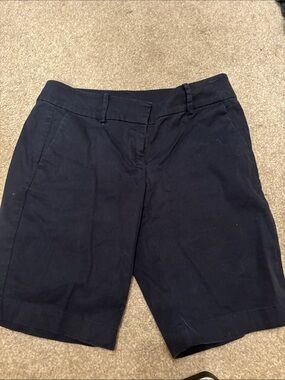 Ann Taylor Navy Tailored Shorts